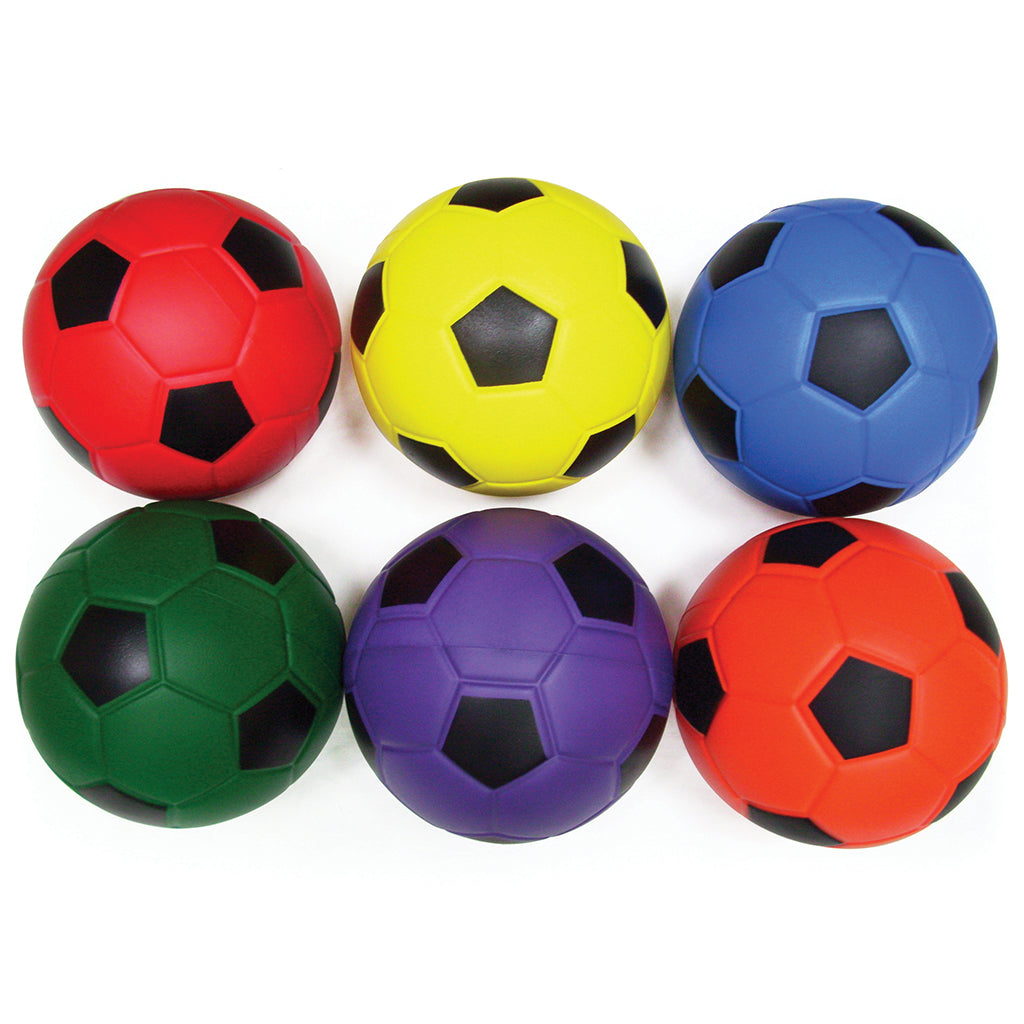 COATED FOAM PANELLED BALL 20CM, SET OF 6