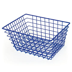 WIRE BASKET BLUE, 530 L X 330 W X 260MM H