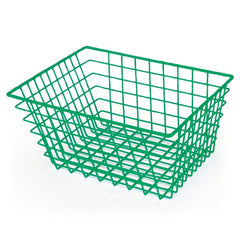 WIRE BASKET GREEN, 530 L X 330 W X 260MM H