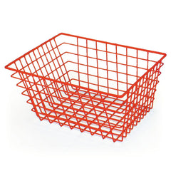WIRE BASKET RED, 530L X 330 W X 260MM H