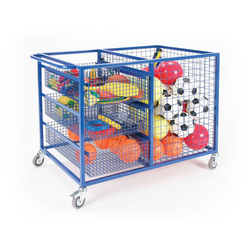 DELUXE SPORTS EQUIPMENT TROLLEY
