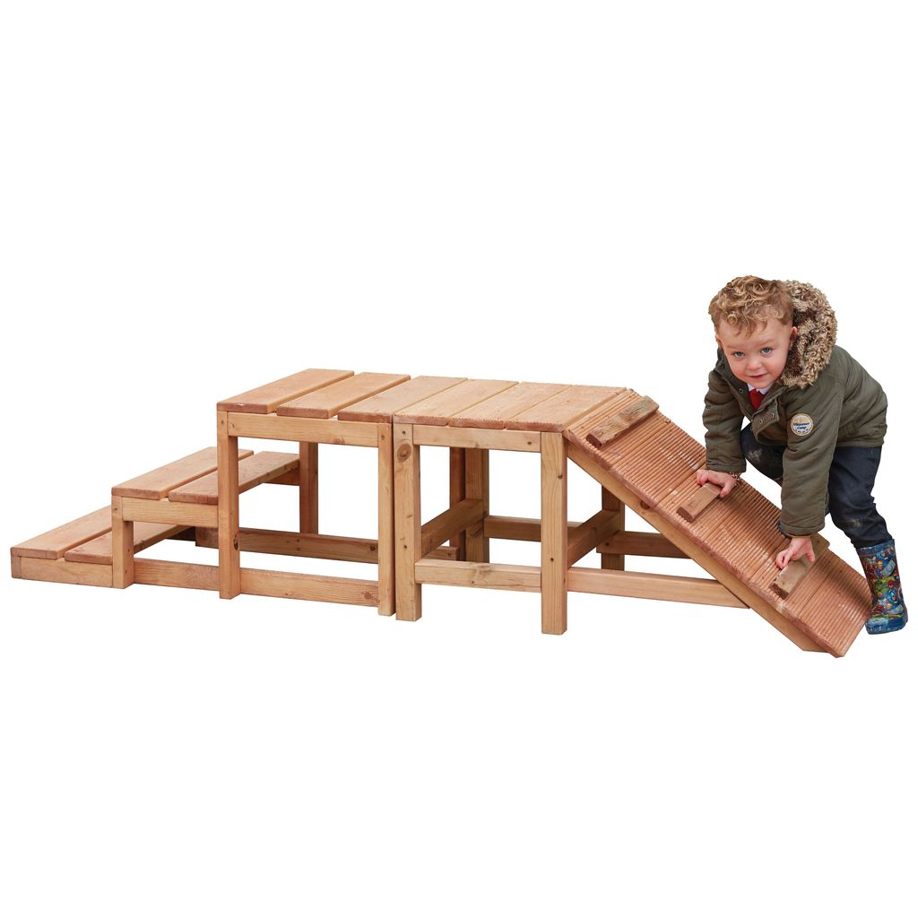 SLOPE UP AND STEP DOWN 2 HALVES