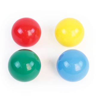 VINYL BALL 100MM, SET OF 4