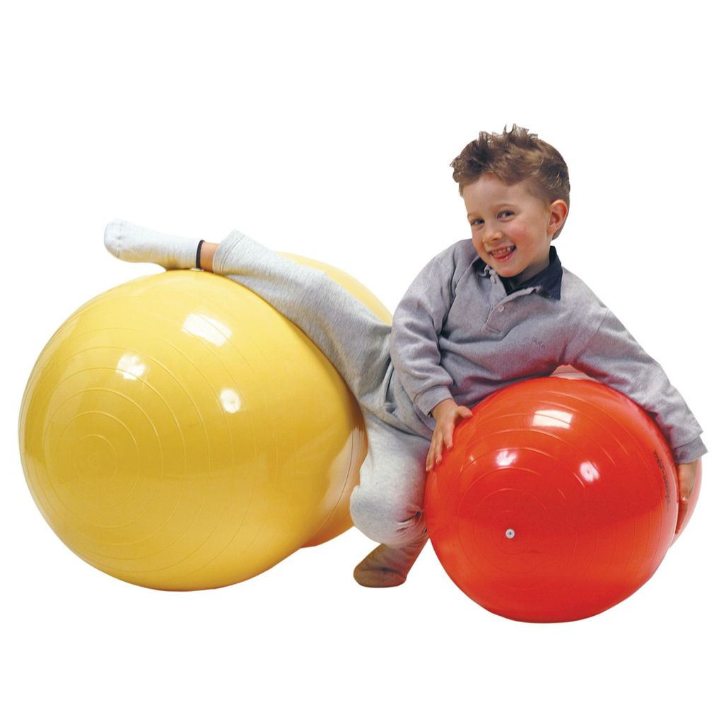 PHYSIO ROLL BALL 550MM, YELLOW