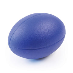 COATED FOAM RUGBY BALL 235MM, BLUE