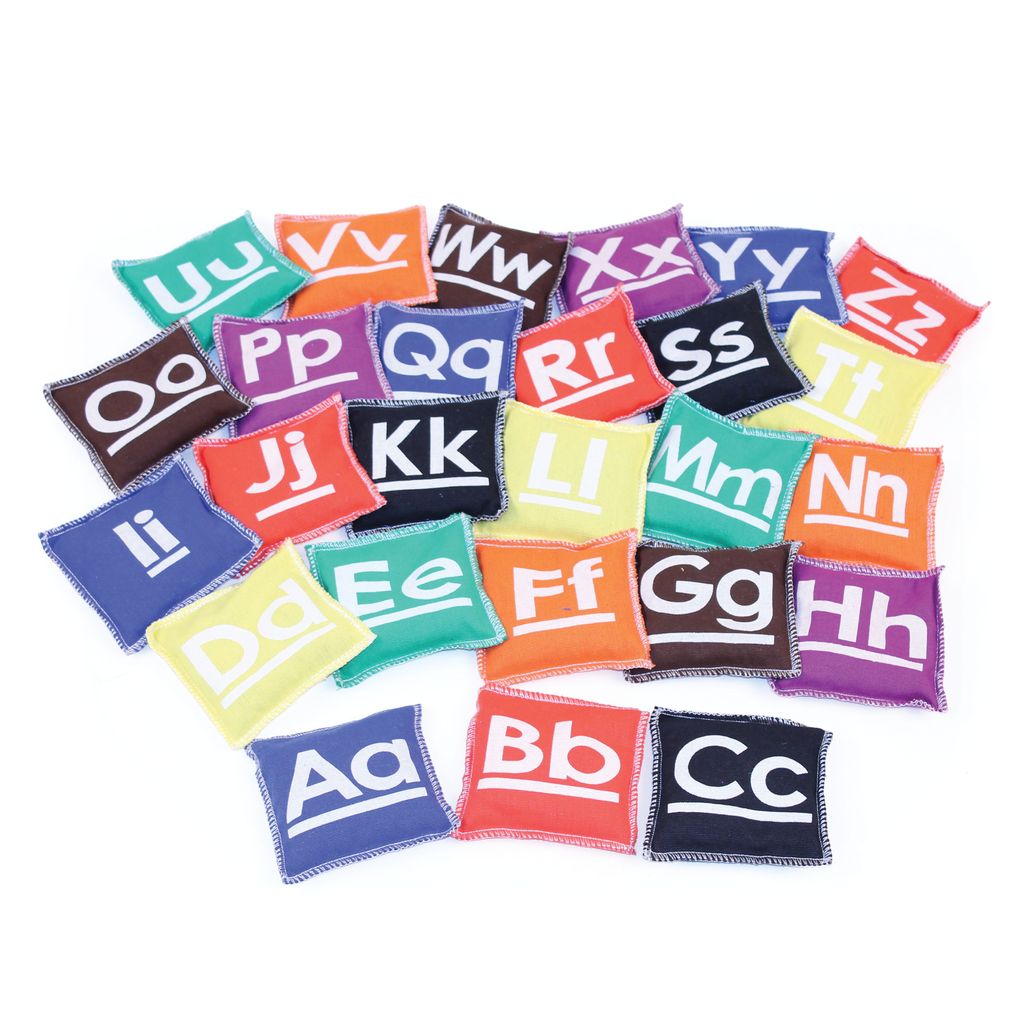ALPHABET BEAN BAG BAG OF 26
