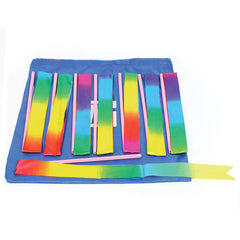 RAINBOW RIBBON RIBBON LENGTH: 2M, BAG OF 8