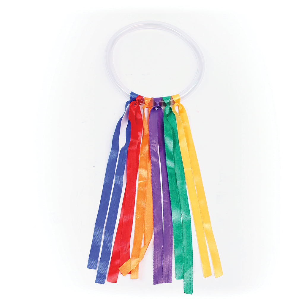 DANCING RAINBOW RIBBON RINGS 30CM