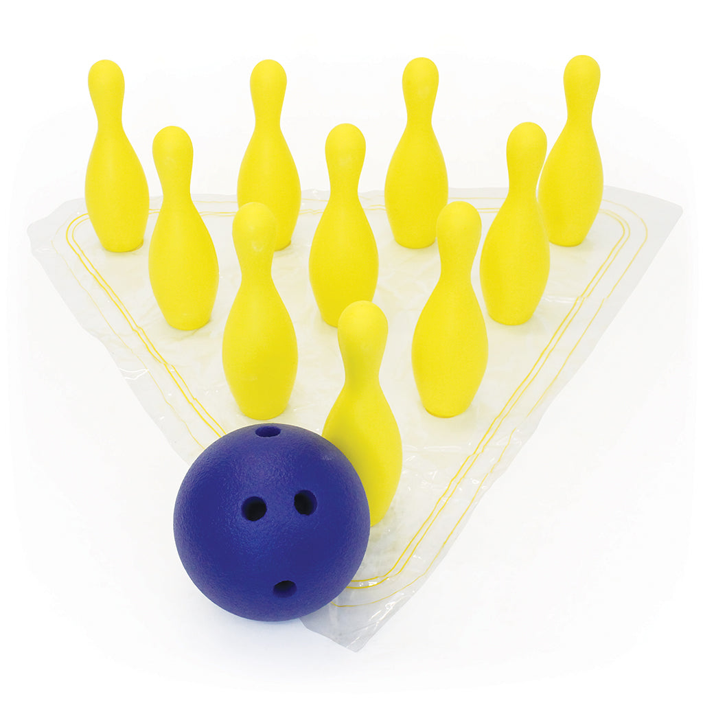 SOFT MOULDED FOAM BOWLING SET WITH MAT