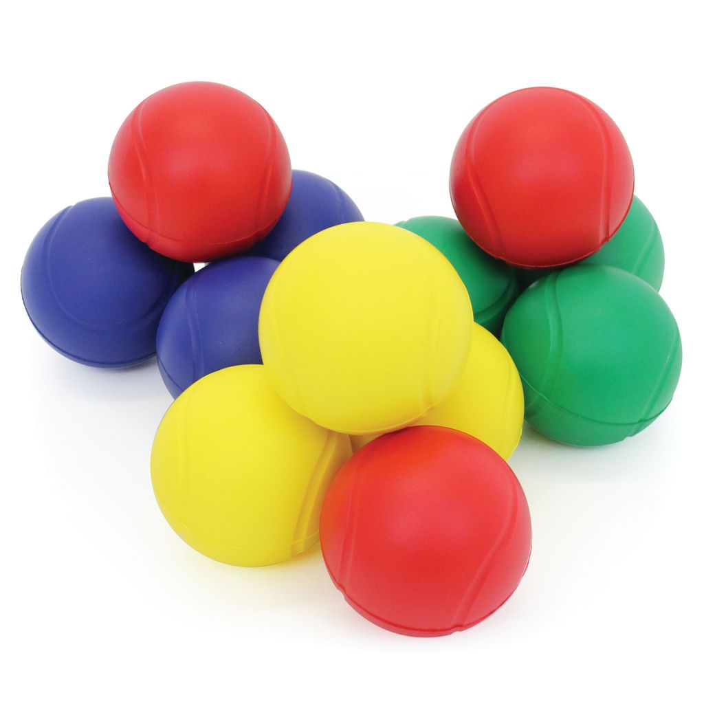 SKINNED FOAM BALL 90MM, SET OF 12