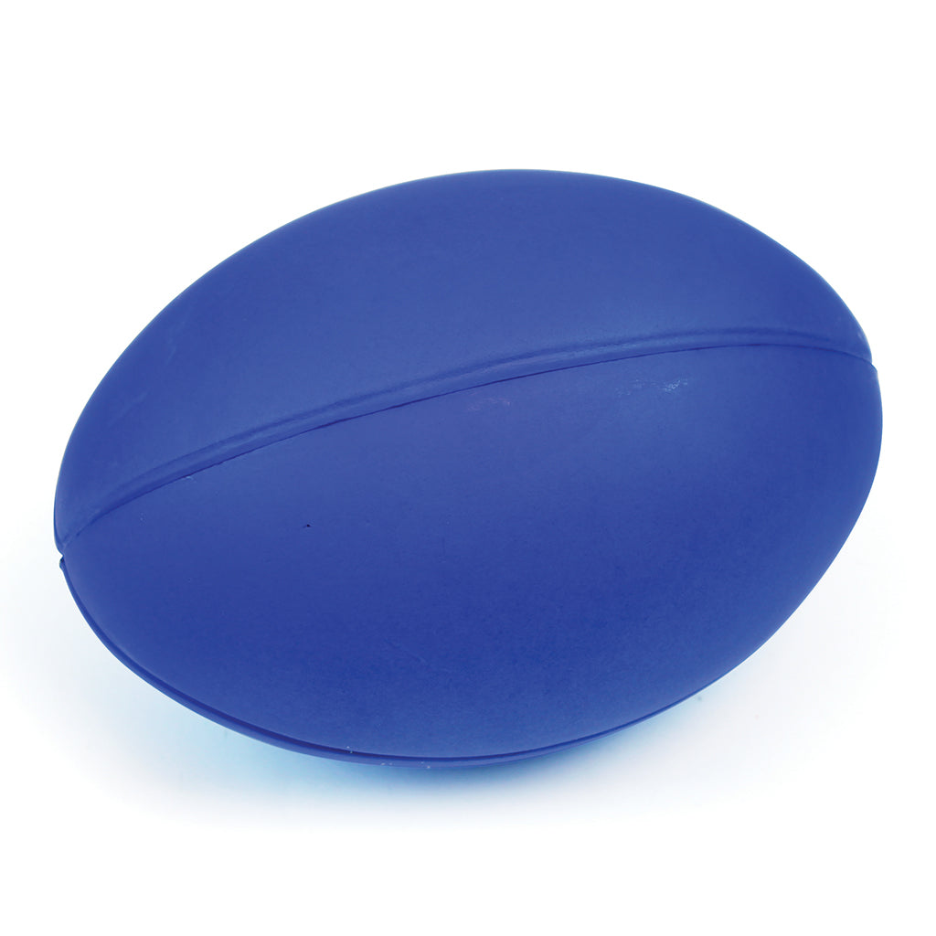 SKINNED FOAM MIDI RUGBY BALL BLUE