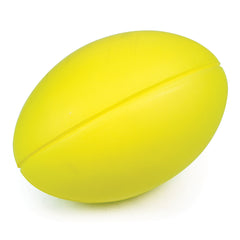 SKINNED FOAM MIDI RUGBY BALL YELLOW