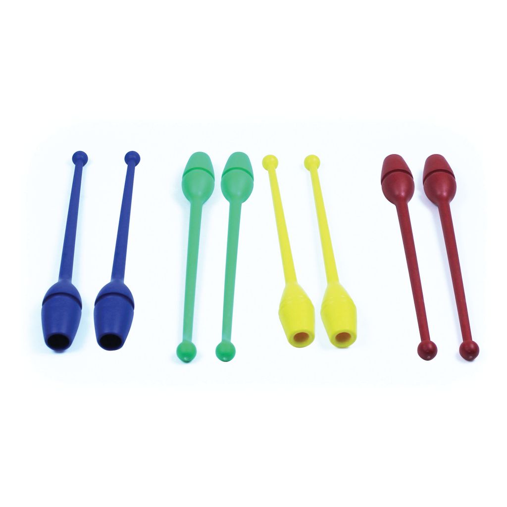 RHYTHMIC GYMNASTICS CLUBS SET OF 4 PAIRS