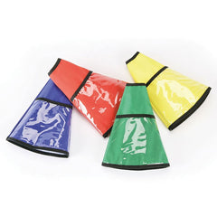 CLEAR POCKET CONE SLEEVE SET OF 10