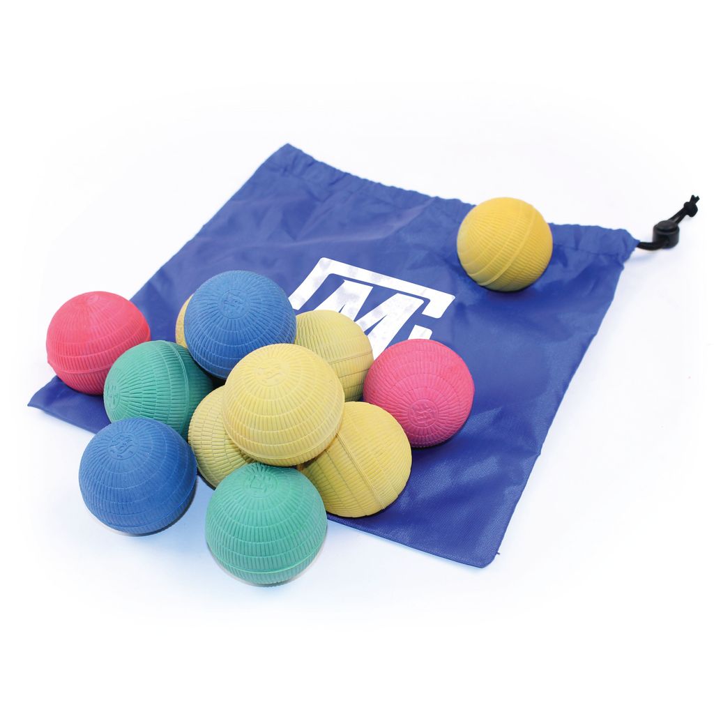 RUBBER SPONGE JUGGLING BALL 60MM, BAG OF 12