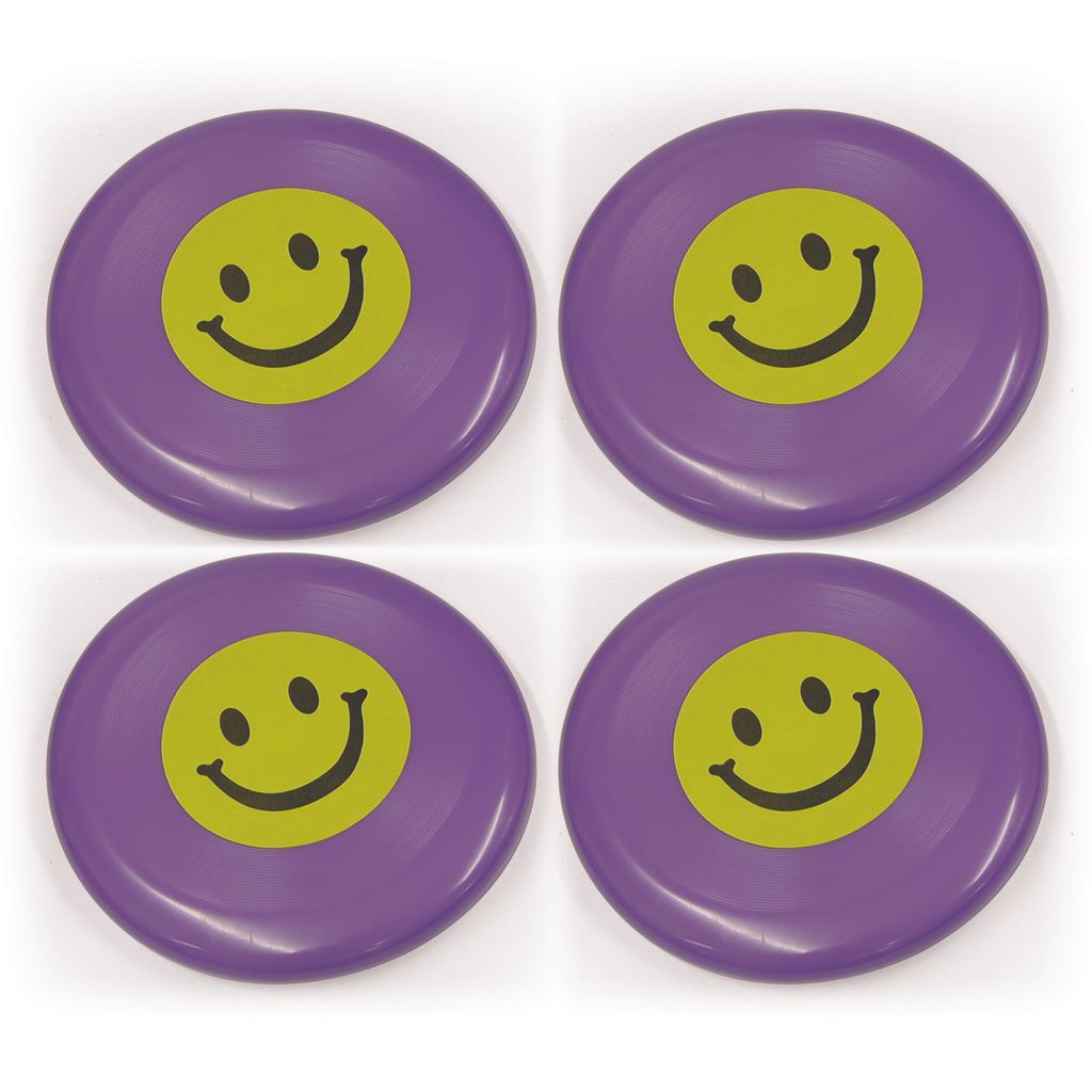 PLASTIC FRISBEE SET OF 4