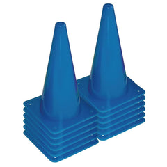 PLASTIC CONE 300MM BLUE, SET OF 12