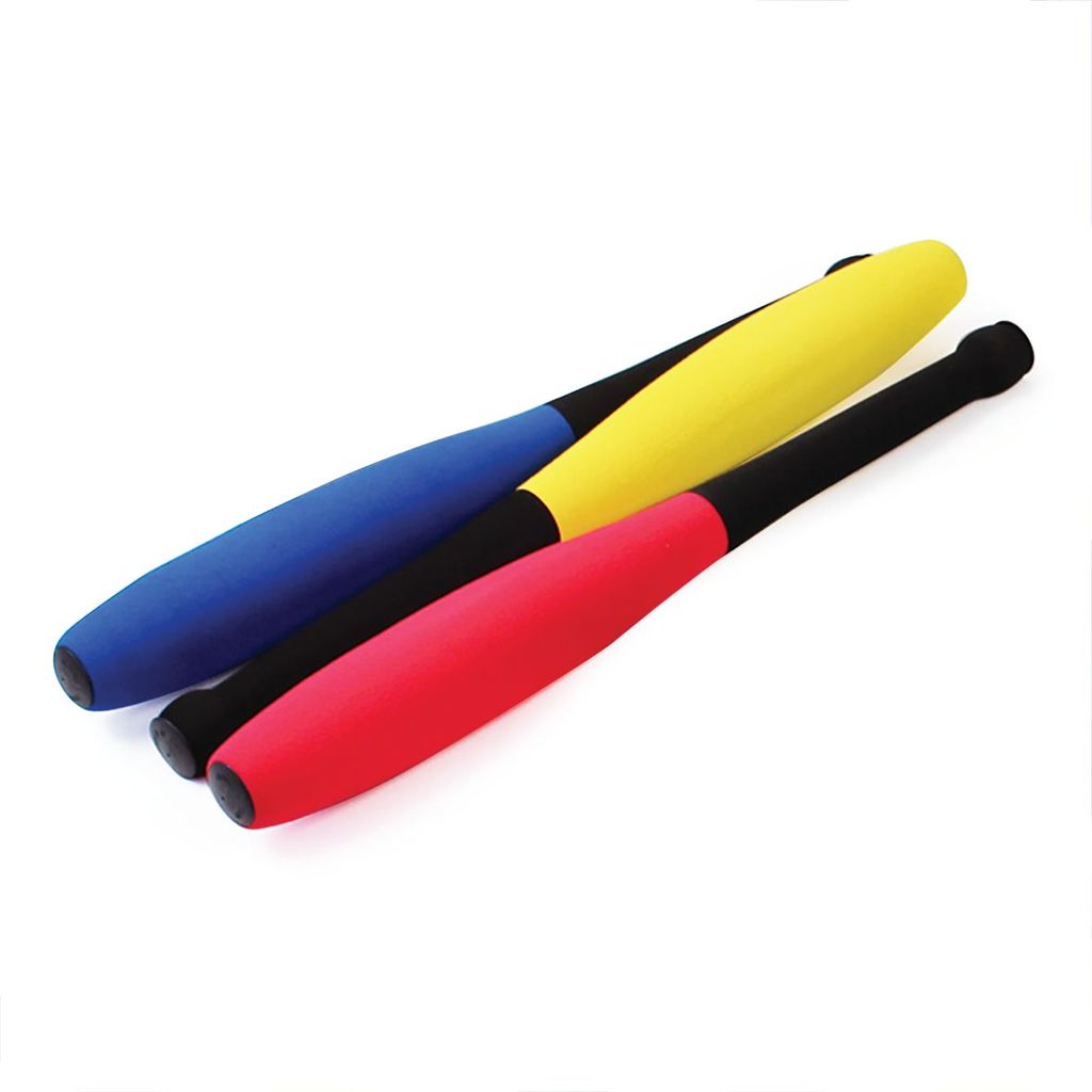 FOAM JUGGLING CLUBS SET OF 3