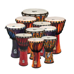 Toca Freestyle djembe 10 player pack - rope tuned