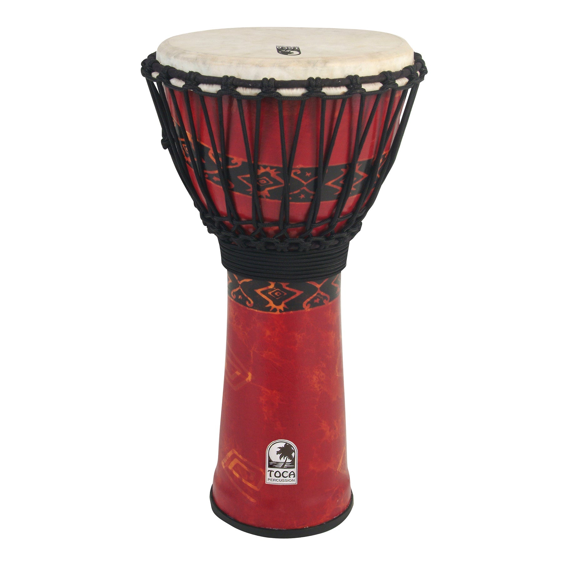 Toca Freestyle bali red djembe - rope tuned - 12 inch (head)