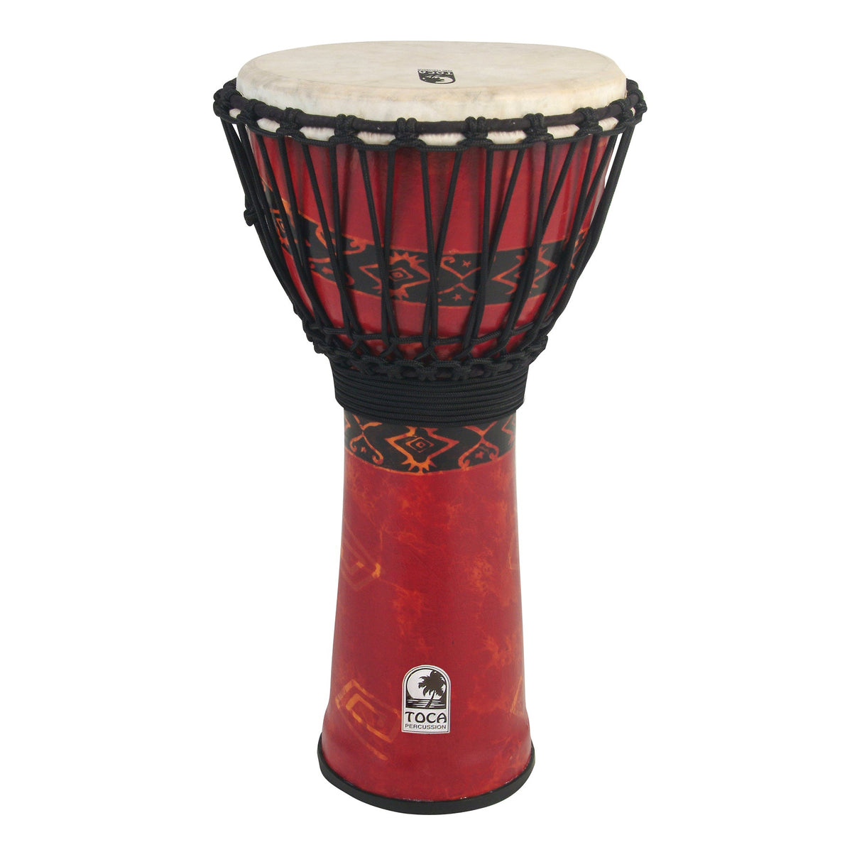 Toca Freestyle bali red djembe - rope tuned - 12 inch (head)