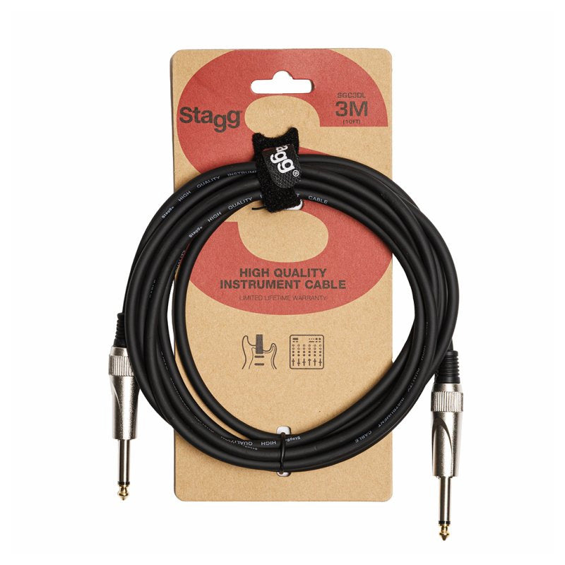 Stagg mono deluxe jack cable - 3m