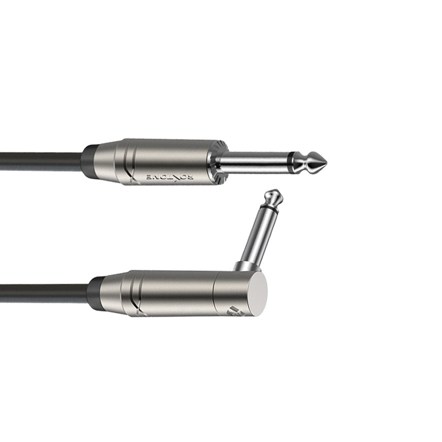Roxtone Smart mono large jack to angled large jack cable â€“ 3m