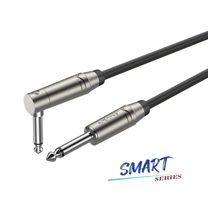 Roxtone Smart mono large jack to angled large jack cable â€“ 3m