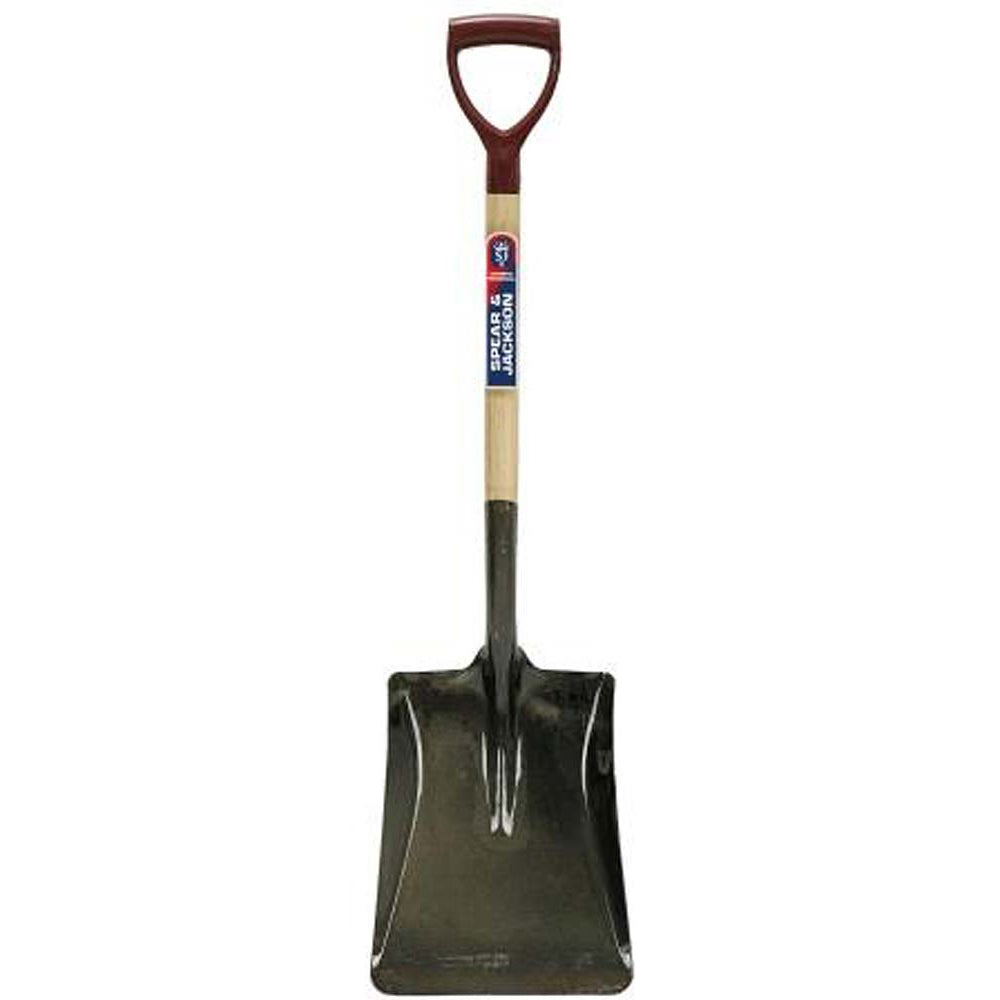 Square Mouth Shovel - wooden handle