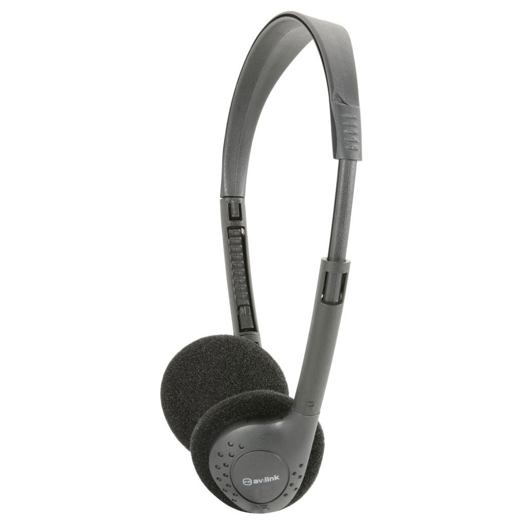 AV Link SH30 lightweight stereo headphones