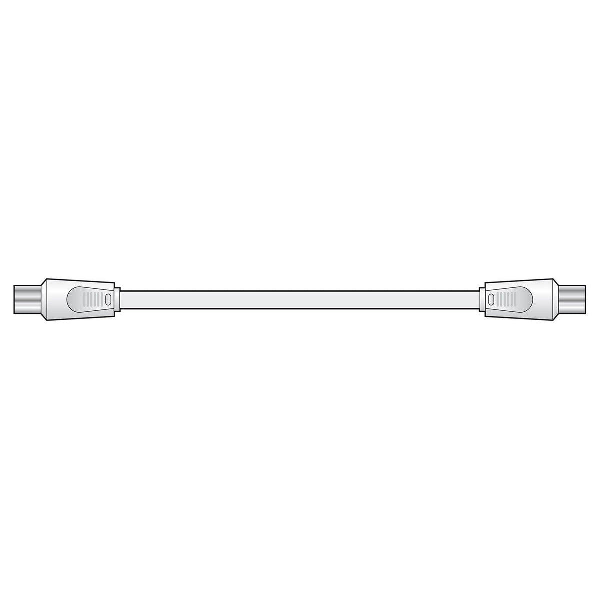AV Link coaxial male plug cable - 4m