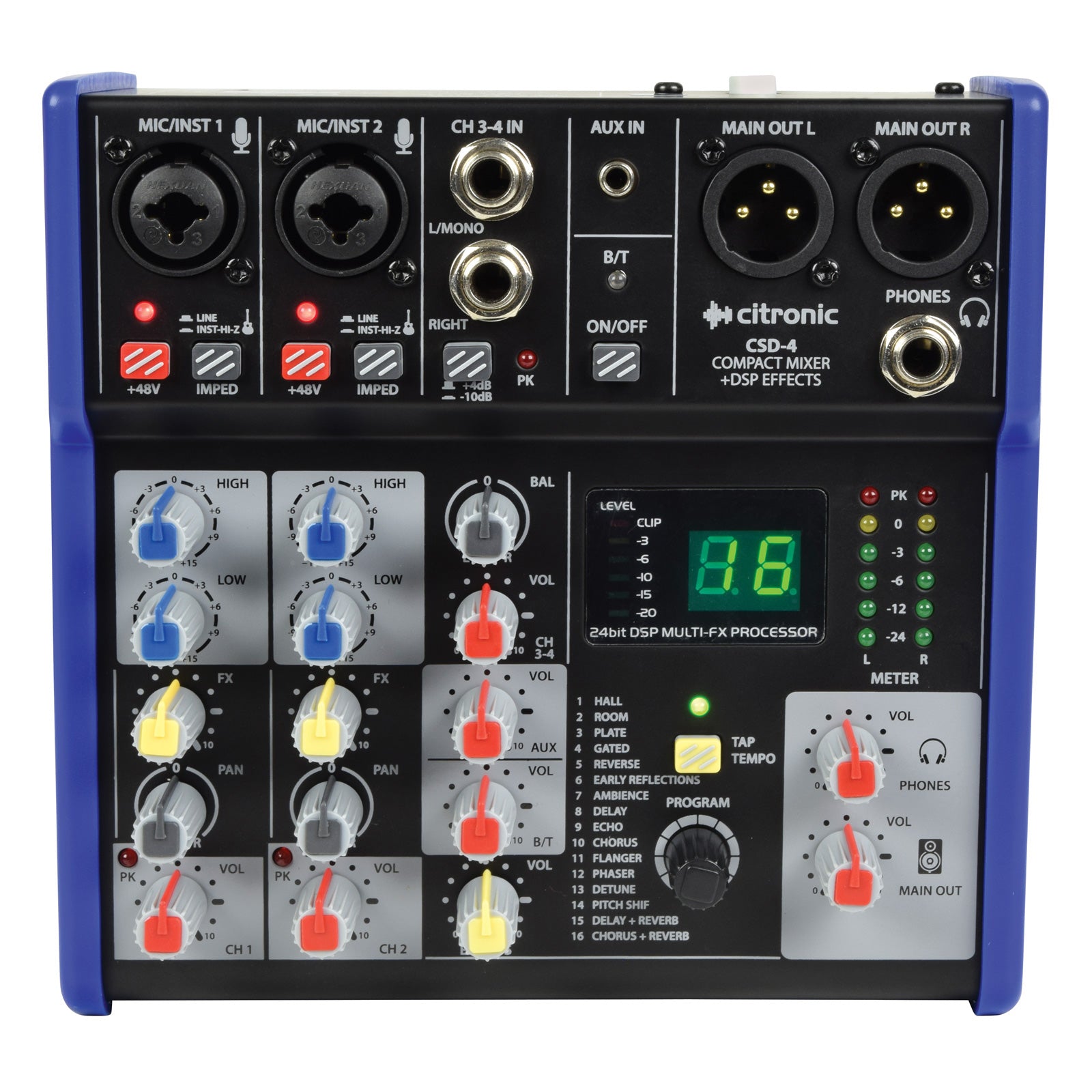 Citronic CSD compact mixer - 2 Channels