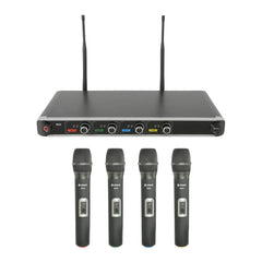 Chord NU4 4-channel wireless microphone system - 4 x handheld mics