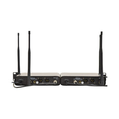 Chord SU20 2-channel wireless microphone set - 863.42MHz (Red) + 864.3MHz (Green)