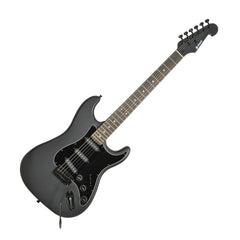 Chord CAL63 student electric guitar - matte black