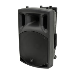 QTX QX series portable powered PA unit with 2 VHF microphones