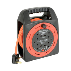 Mercury 4 gang extension reel with thermal cut out - 15m