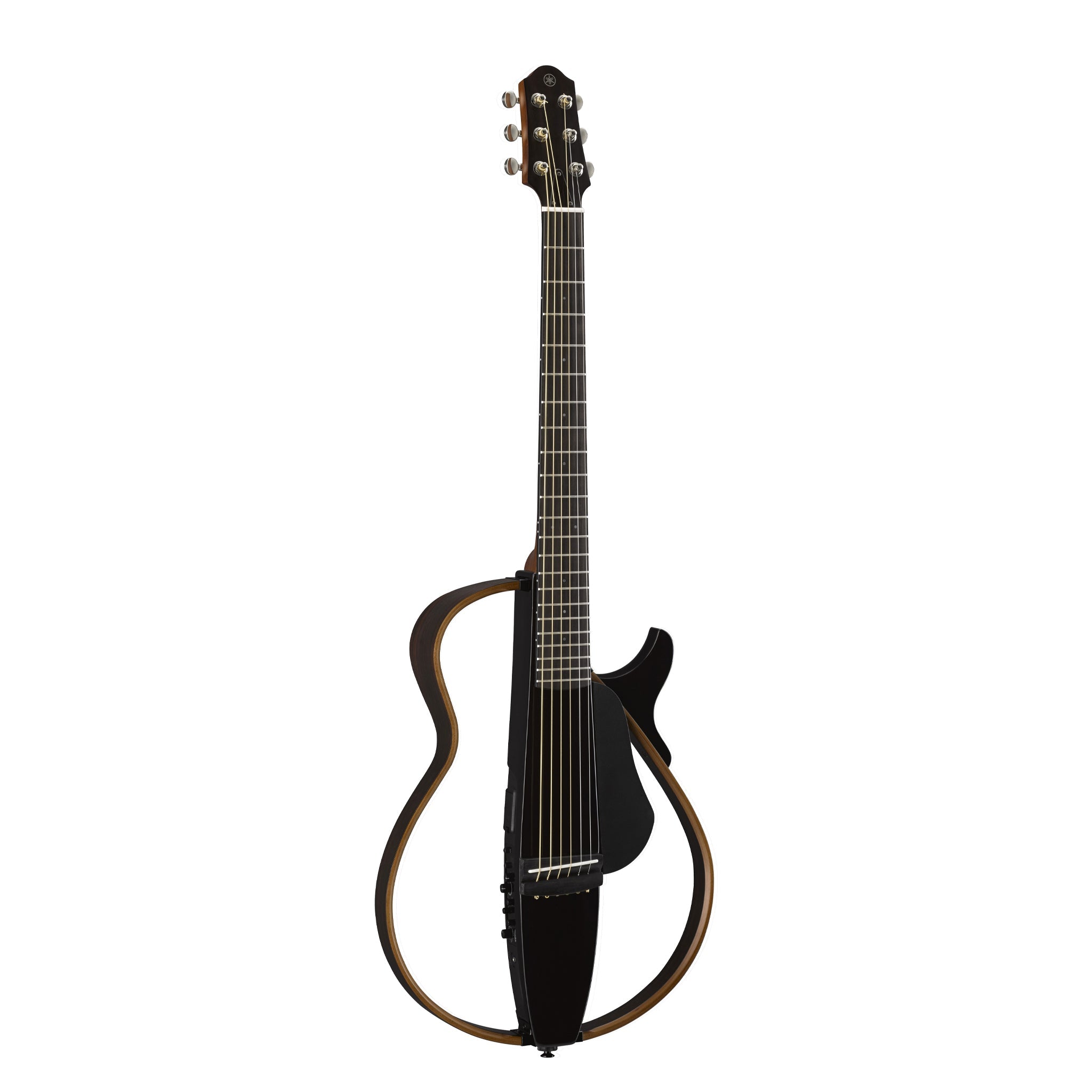 Yamaha SLG200N 4/4 steel string silent acoustic guitar - Translucent black