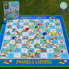 Award Winning! Giant Snakes & Ladders Dice Game , each