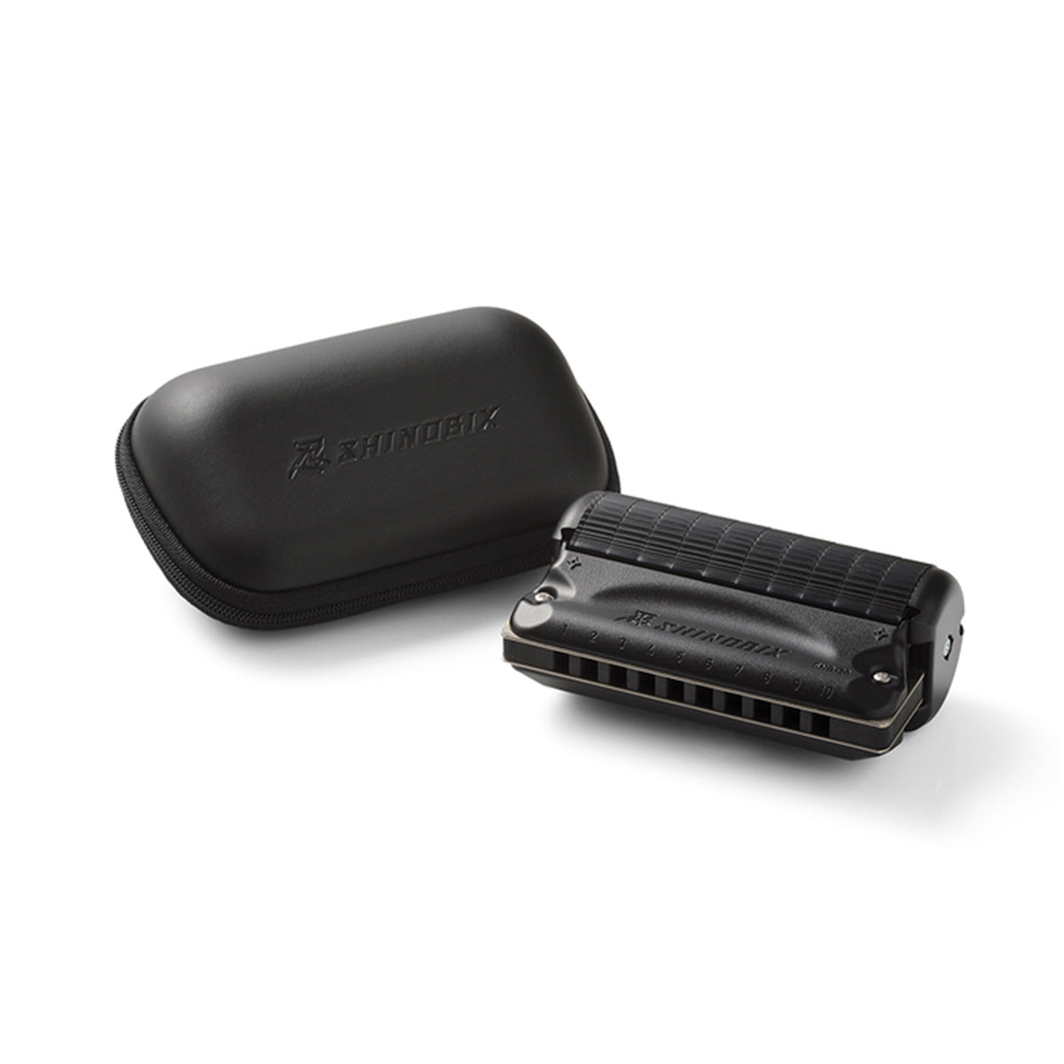 Suzuki SHINOBIX 10-hole diatonic harmonica set with silencer & case