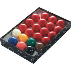 SNOOKER BALLS SET OF 22, 2 1/16INCH