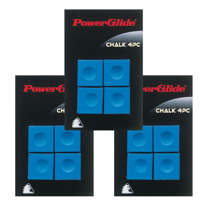 POWERGLIDE CUE CHALK SET OF 12