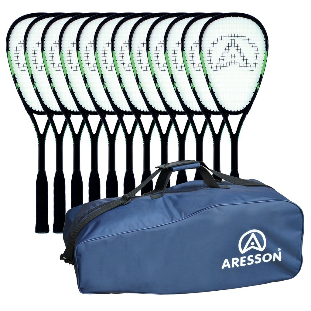 ARESSON ALL PLAY SQUASH RACKET BAG OF 12