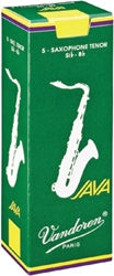 Vandoren Java Bb tenor saxophone reeds box of 5 - 1.5