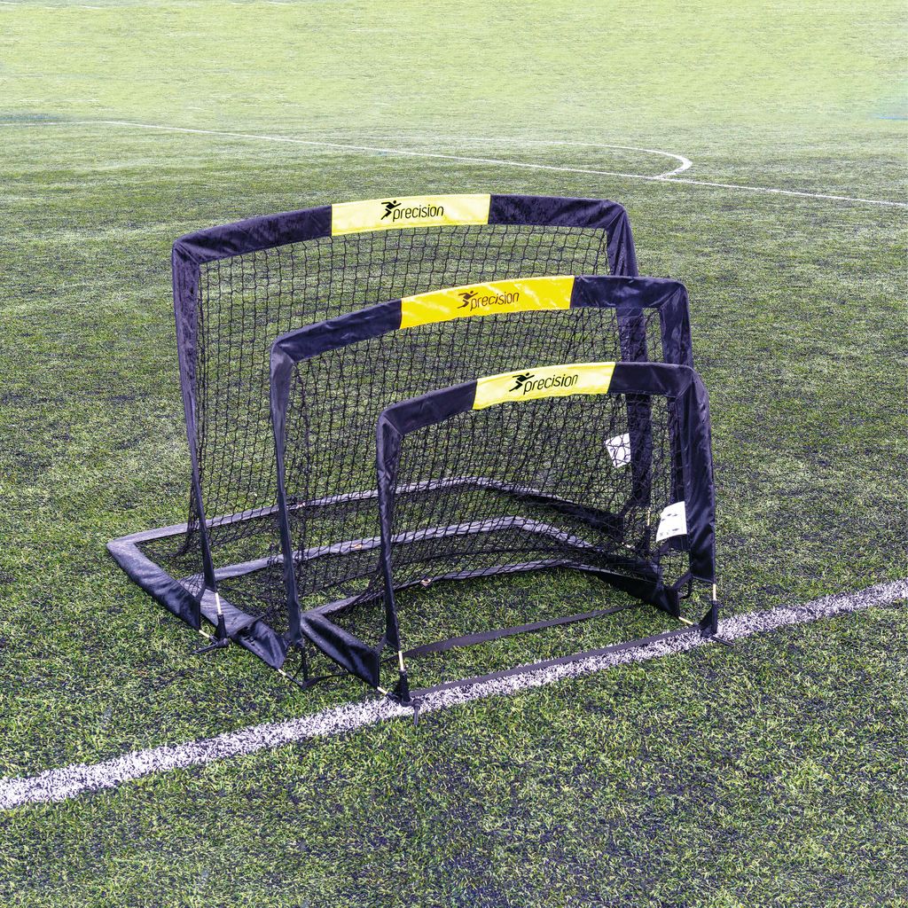 PRECISION FOLD-A-GOAL LARGE, 1.37M L X 1.07M H, PAIR