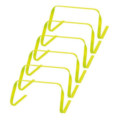 WILKS FLAT HURDLE SET 22.5CM, YELLOW, SET OF 6