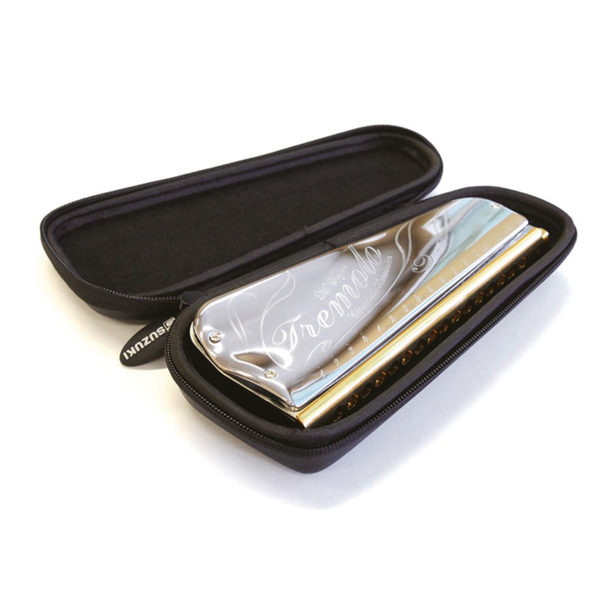 Suzuki STC-128 16-hole chromatic tremolo harmonica - C