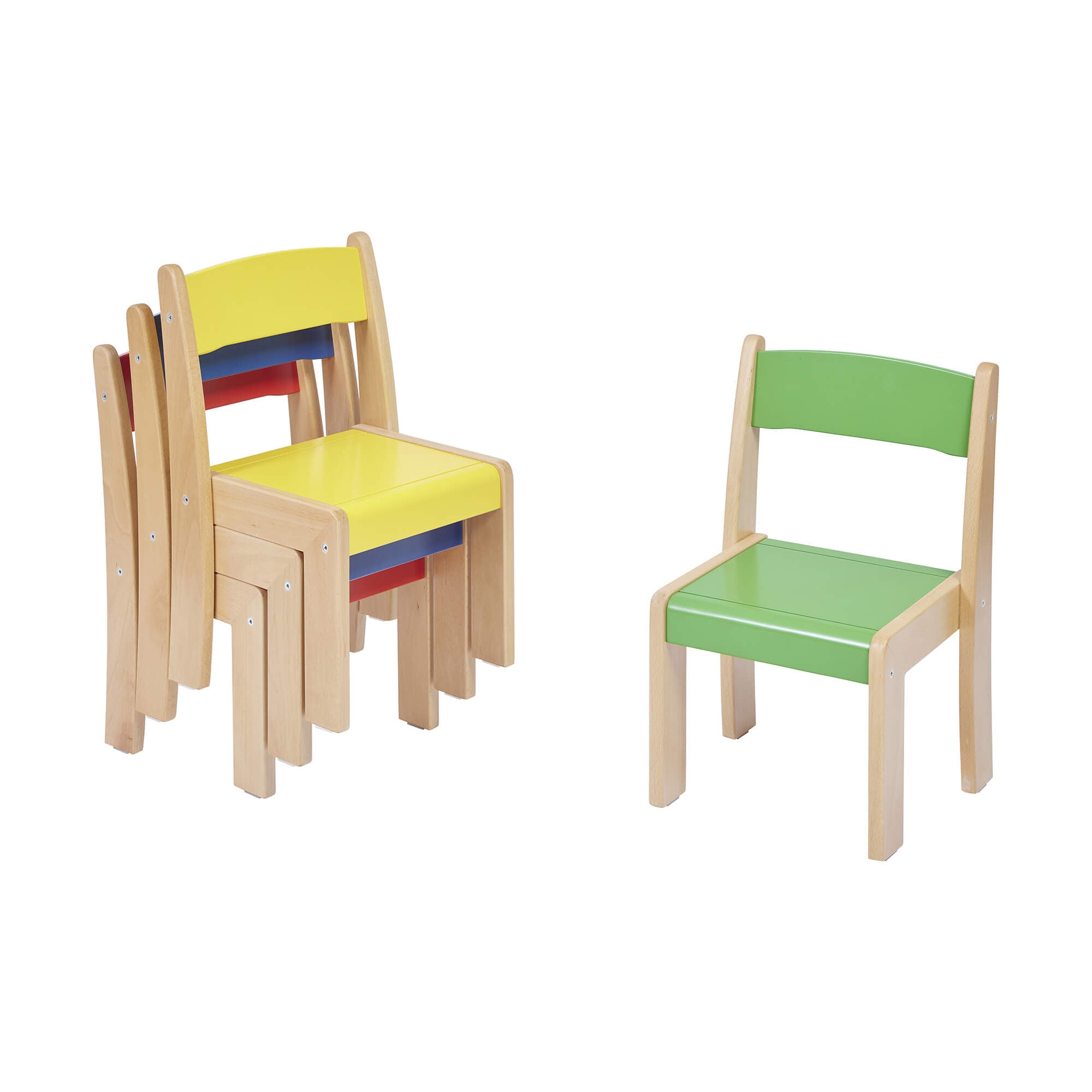 Profile, STACKING CHAIR - MIXED 4 PACK (H260)