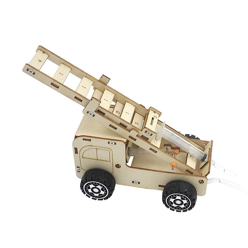 STEM Kit Fire Truck with Hydraulic Ladder