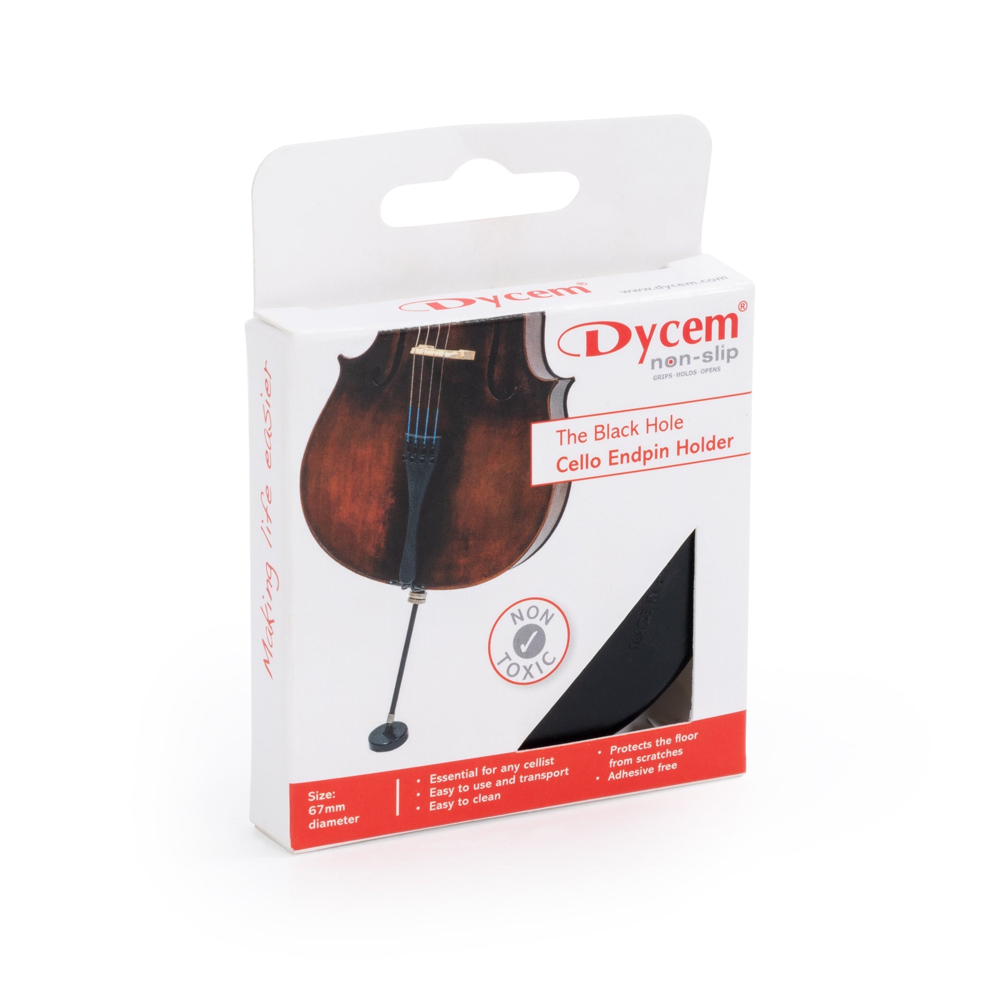 Black hole cello mat